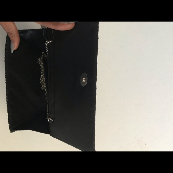 New Tagged LuLu Townsend Black NWT Mesh Clutch - Picture 5 of 7